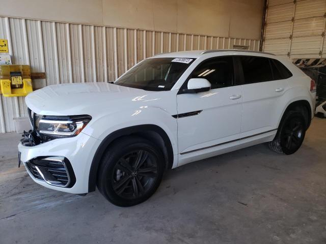 1V2ME2CA3MC217242 - 2021 VOLKSWAGEN ATLAS CROS SE თეთრი ფოტო 1