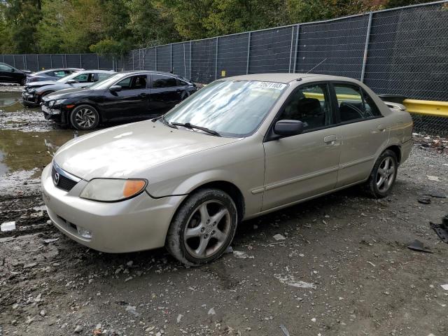 JM1BJ225710418289 - 2001 MAZDA PROTEGE LX BEIGE photo 1