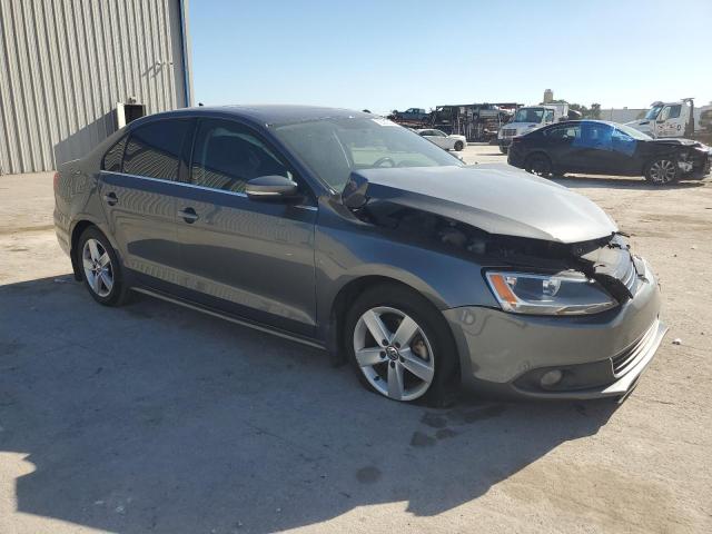 3VWLL7AJ9EM330399 - 2014 VOLKSWAGEN JETTA TDI GRAY photo 4