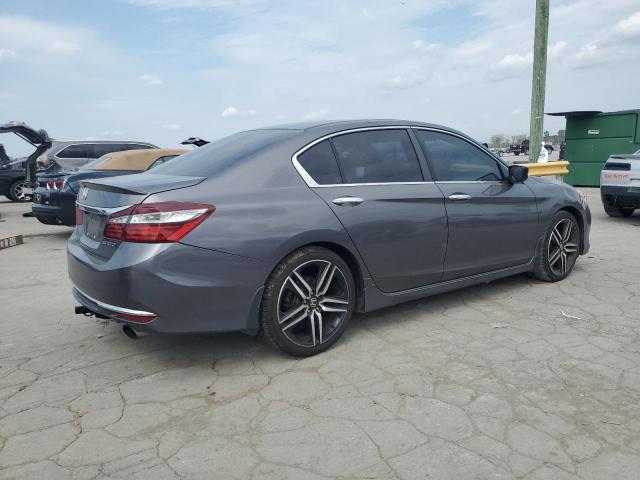 1HGCR2F52GA042905 - 2016 HONDA ACCORD SPORT GRAY photo 3