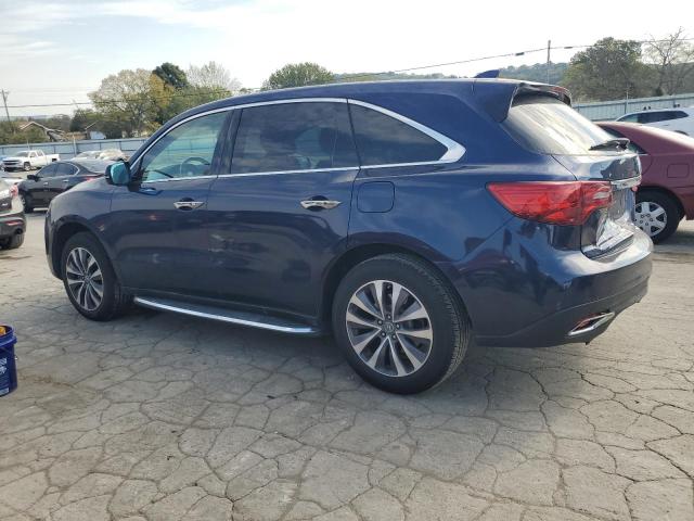 5FRYD3H40EB013757 - 2014 ACURA MDX TECHNOLOGY BLUE photo 2