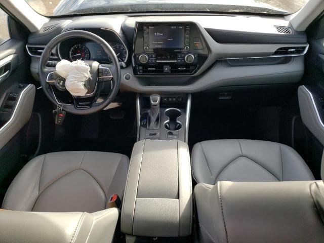 5TDGZRBH6MS540709 - 2021 TOYOTA HIGHLANDER XLE BLUE photo 8