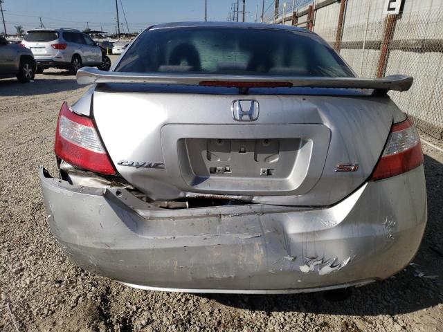 2HGFG21546H707510 - 2006 HONDA CIVIC SI SILVER photo 6