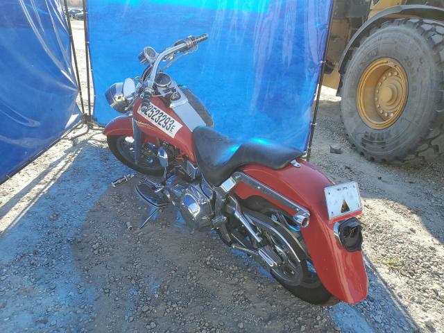 1HD1BMY122Y049237 - 2002 HARLEY-DAVIDSON FLSTF RED photo 3