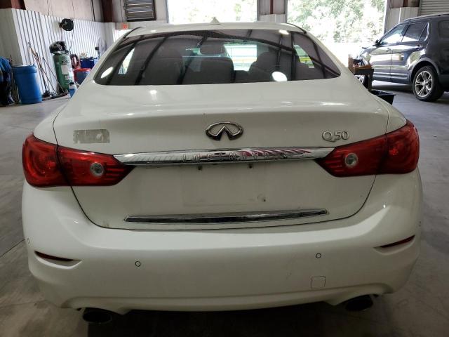 JN1BV7AP7FM351880 - 2015 INFINITI Q50 BASE WHITE photo 6