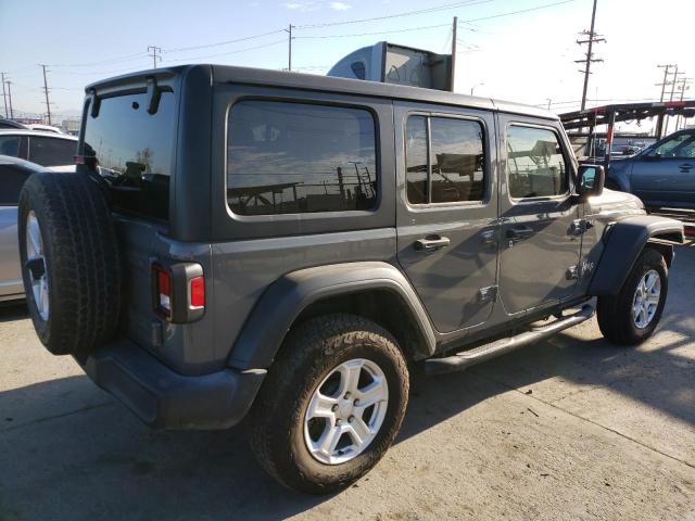 1C4HJXDG5KW546308 - 2019 JEEP WRANGLER U SPORT GRAY photo 3