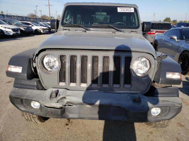 1C4HJXDG5KW546308 - 2019 JEEP WRANGLER U SPORT GRAY photo 5