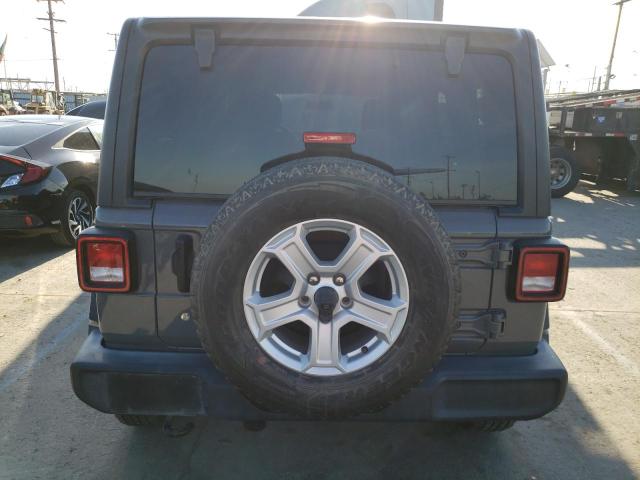 1C4HJXDG5KW546308 - 2019 JEEP WRANGLER U SPORT ნაცრისფერი ფოტო 6