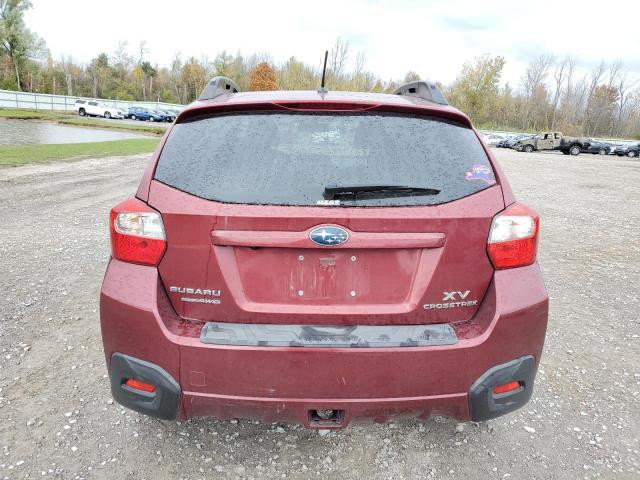 JF2GPAGCXE8288507 - 2014 SUBARU XV CROSSTR 2.0 LIMITED BURGUNDY photo 6