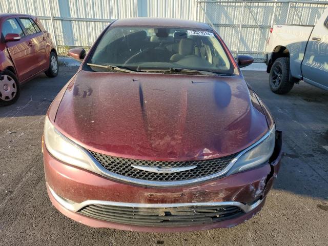 1C3CCCABXFN738846 - 2015 CHRYSLER 200 LIMITED MAROON photo 5