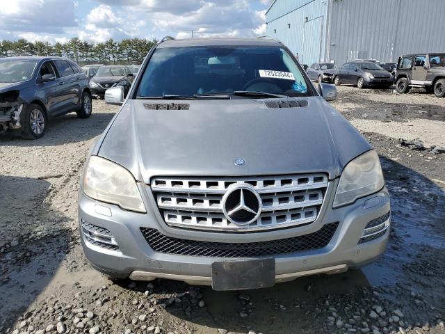 4JGBB8GB3BA722998 - 2011 MERCEDES-BENZ ML 350 4MATIC GRAY photo 5