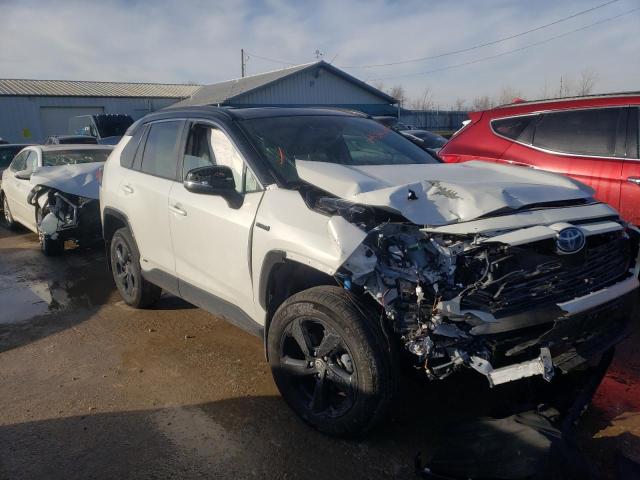 2T3E6RFV0MW024764 - 2021 TOYOTA RAV4 XSE WHITE photo 4