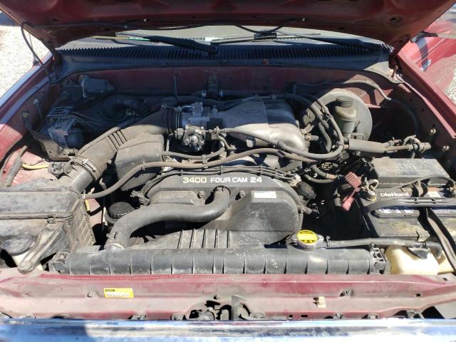 5TEGN92N03Z281945 - 2003 TOYOTA TACOMA DOUBLE CAB PRERUNNER RED photo 11
