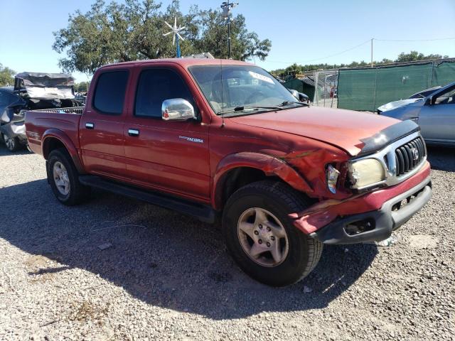 5TEGN92N03Z281945 - 2003 TOYOTA TACOMA DOUBLE CAB PRERUNNER RED photo 4