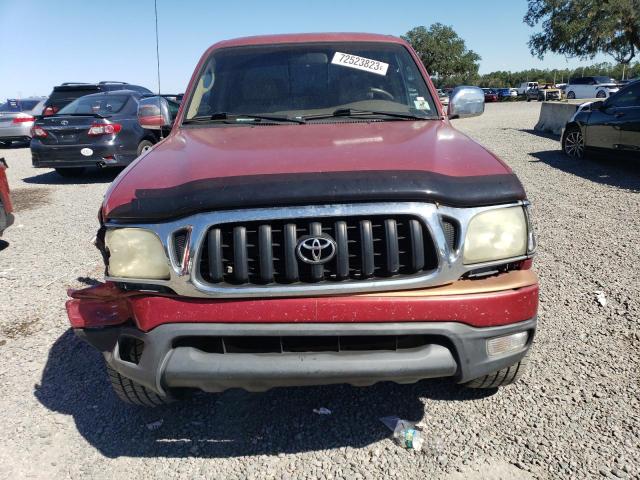 5TEGN92N03Z281945 - 2003 TOYOTA TACOMA DOUBLE CAB PRERUNNER RED photo 5