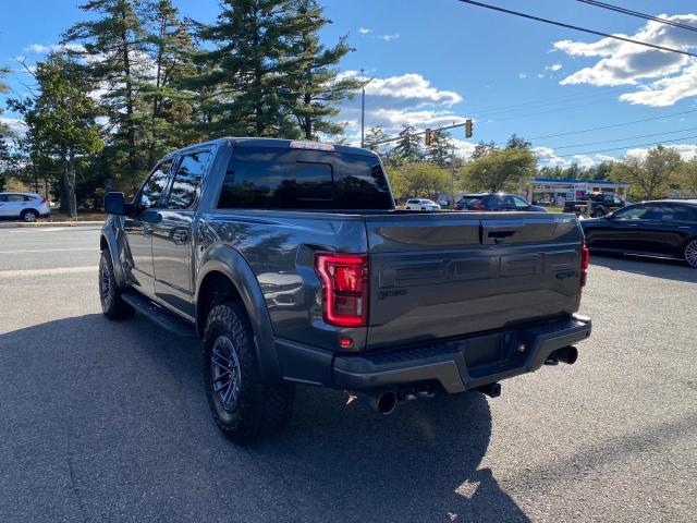 1FTFW1RGXJFA86785 - 2018 FORD F150 RAPTOR GRAY photo 4