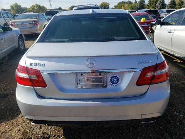 WDDHF8JBXCA649275 - 2012 MERCEDES-BENZ E 350 4MATIC SILVER photo 6