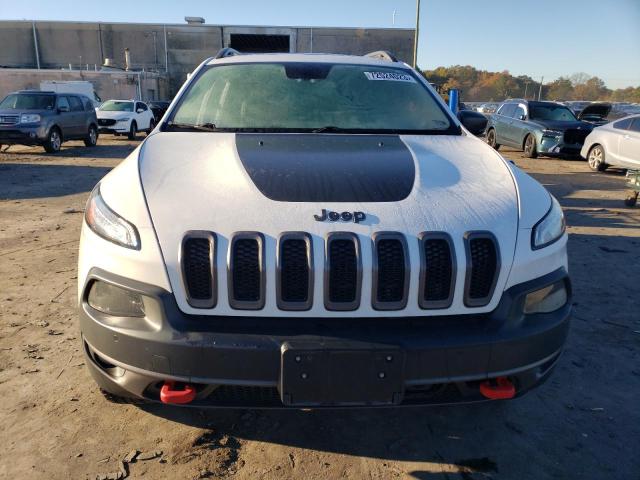 1C4PJMBS7HW656948 - 2017 JEEP CHEROKEE TRAILHAWK WHITE photo 5