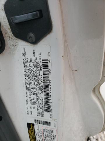 5TETU62N65Z072941 - 2005 TOYOTA TACOMA PRERUNNER ACCESS CAB WHITE photo 12