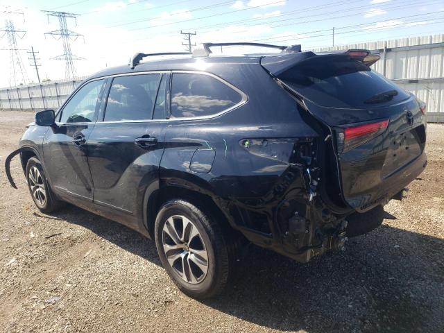 5TDGZRBH9NS586438 - 2022 TOYOTA HIGHLANDER XLE Qara foto 2