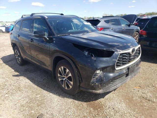 5TDGZRBH9NS586438 - 2022 TOYOTA HIGHLANDER XLE Qara foto 4