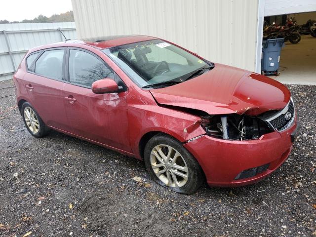 KNAFU5A26B5442148 - 2011 KIA FORTE EX BURGUNDY photo 4