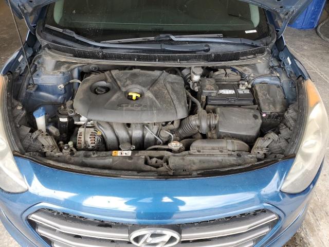 KMHD35LH8GU258238 - 2016 HYUNDAI ELANTRA GT BLUE photo 11