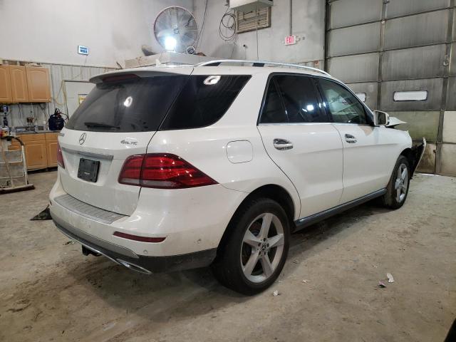 4JGDA5HB7JB152828 - 2018 MERCEDES-BENZ GLE 350 4MATIC WHITE photo 3