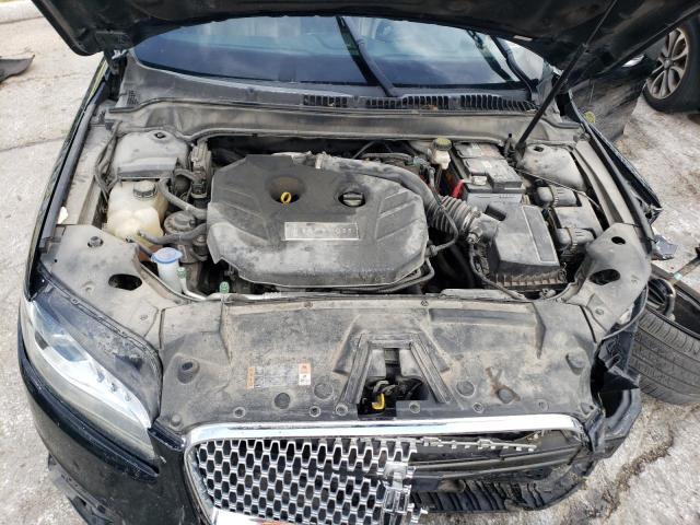 3LN6L5F93HR601639 - 2017 LINCOLN MKZ RESERVE შავი ფოტო 11