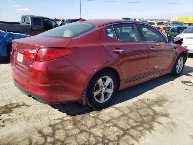 5XXGM4A71EG273900 - 2014 KIA OPTIMA LX RED photo 3