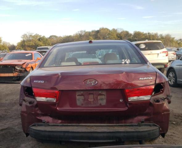 5NPET46C47H264258 - 2007 HYUNDAI SONATA GLS BURGUNDY photo 6