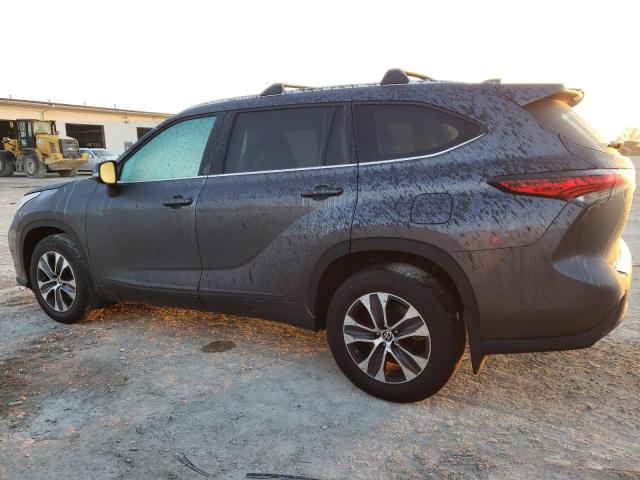 5TDHZRBH8NS227859 - 2022 TOYOTA HIGHLANDER XLE GRAY photo 2