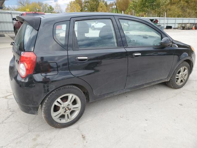 KL1TG6DE6BB207878 - 2011 CHEVROLET AVEO LT BLACK photo 3