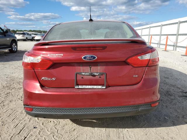 1FADP3F28EL424965 - 2014 FORD FOCUS SE RED photo 6