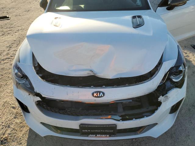 KNAE15LAXL6073539 - 2020 KIA STINGER WHITE photo 11