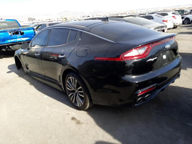 KNAE15LA2K6052313 - 2019 KIA STINGER BLACK photo 2