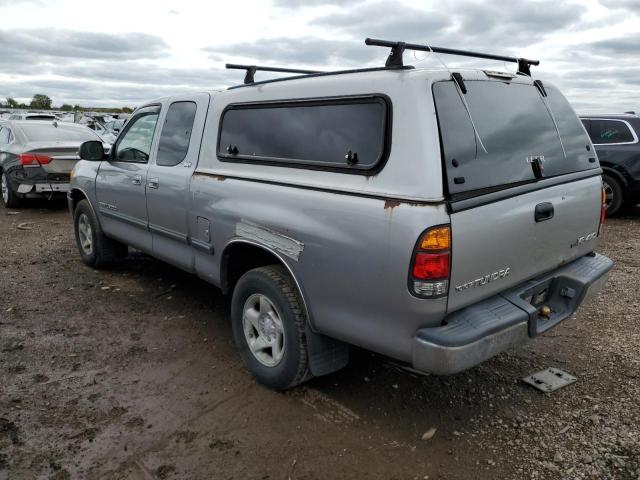 5TBBT44102S255282 - 2002 TOYOTA TUNDRA ACCESS CAB ვერცხლისფერი ფოტო 2
