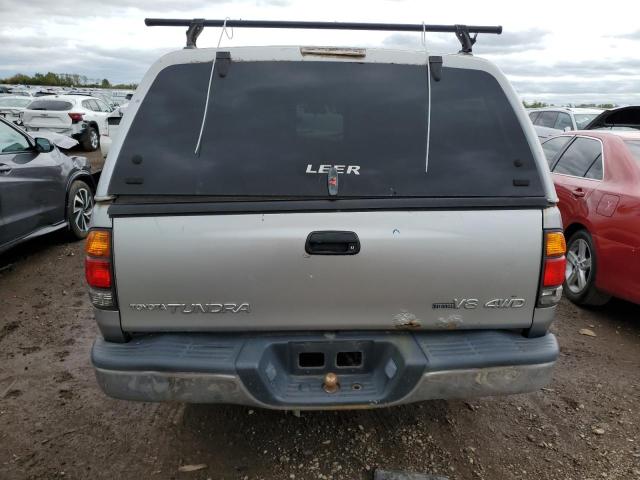 5TBBT44102S255282 - 2002 TOYOTA TUNDRA ACCESS CAB ვერცხლისფერი ფოტო 6