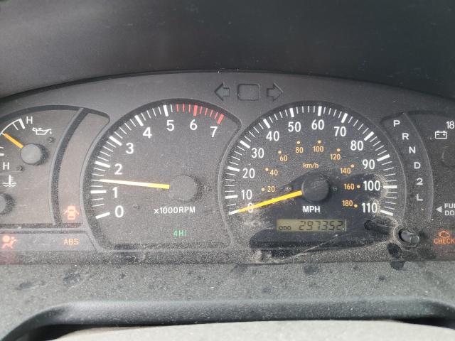 5TBBT44102S255282 - 2002 TOYOTA TUNDRA ACCESS CAB ვერცხლისფერი ფოტო 9