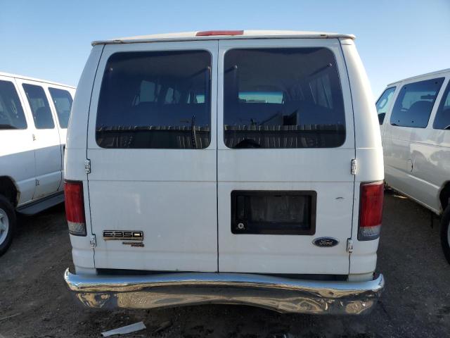 1FBSS31L78DA74909 - 2008 FORD ECONOLINE E350 SUPER DUTY WAGON WHITE photo 6