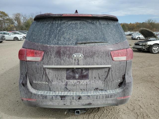 KNDMB5C10H6232202 - 2017 KIA SEDONA LX MAROON photo 6