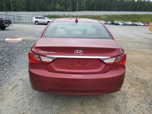 5NPEB4AC9DH794540 - 2013 HYUNDAI SONATA GLS RED photo 6