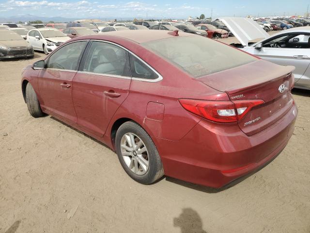 5NPE24AF3FH176949 - 2015 HYUNDAI SONATA SE RED photo 2