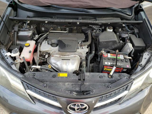 2T3RFREV2DW103680 - 2013 TOYOTA RAV4 XLE GRAY photo 12