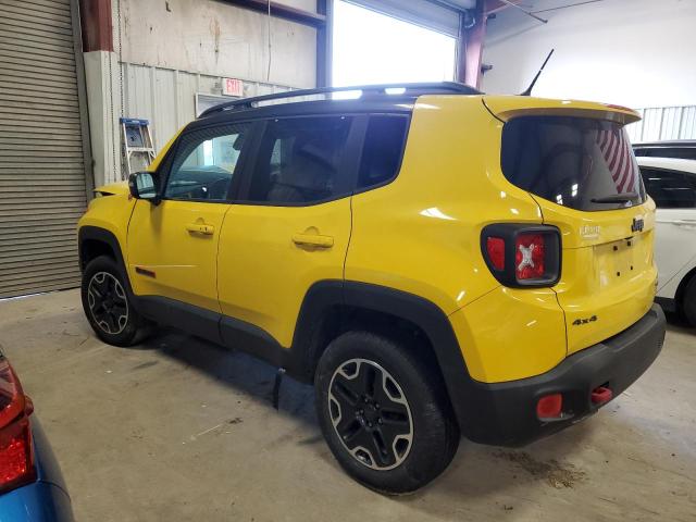 ZACCJBCT9GPD57418 - 2016 JEEP RENEGADE TRAILHAWK YELLOW photo 2