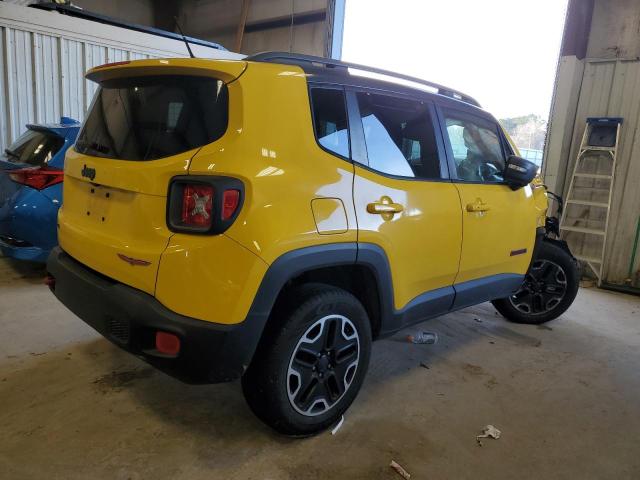 ZACCJBCT9GPD57418 - 2016 JEEP RENEGADE TRAILHAWK YELLOW photo 3