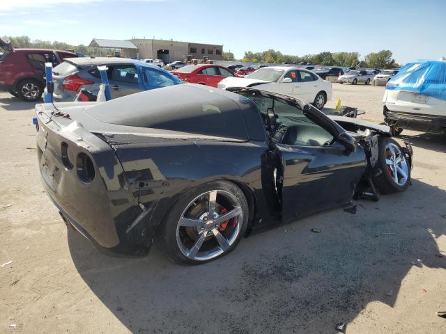 1G1YY26W085132671 - 2008 CHEVROLET CORVETTE BLACK photo 3