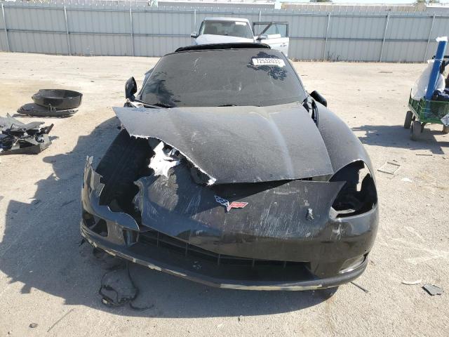 1G1YY26W085132671 - 2008 CHEVROLET CORVETTE BLACK photo 5