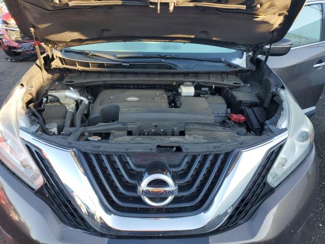 5N1AZ2MH7FN223083 - 2015 NISSAN MURANO S GRAY photo 12