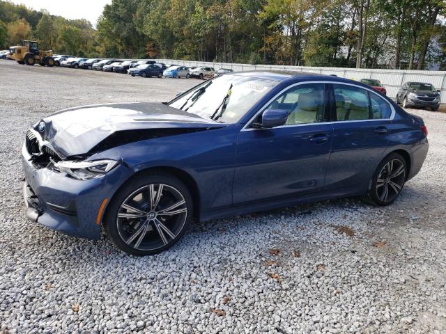 3MW5R7J01N8C26612 - 2022 BMW 330XI BLUE photo 1